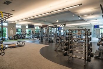 24/7 Fitness center featuring 4,000 sq. Ft. Of sports performance equipment