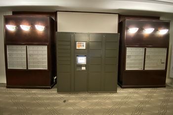 24-Hour, 7-day package pick-up lockers