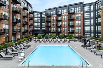 Outdoor resort-style swimming pool & hot tub