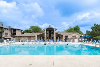 Heated swimming pool