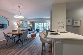Vernon Hills apartment for rent - Open concept living dining and kitchen area at TLC Management Apartments, Vernon Hills, IL 60061