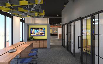 24/7 Business center with individual work pods