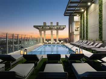 Sparkling pool