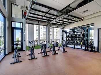 Peloton bikes