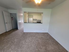 Grand Blanc townhouse for rent - 2 Bed- Living Room with Kitchen View