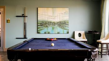 Fun billiards room