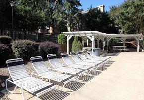 Greensboro apartment for rent - Poolside Chairs at Hunters Chase, North Carolina, 27409