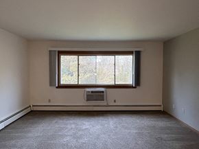 Hales Corners apartment for rent - an empty living room with a window and a heater