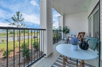 Spacious private patios and balconies