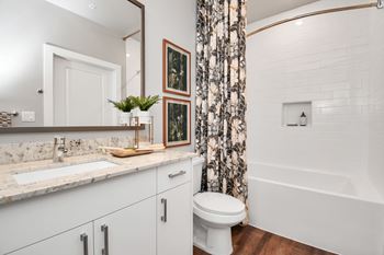 Relaxing garden tubs and separate walk in showers*