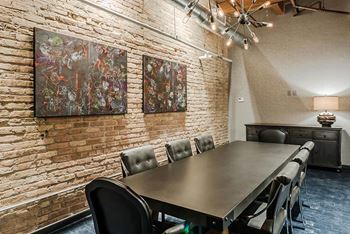 Lofts at river east apartments conference room