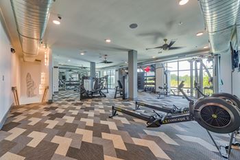 State-of-the-art fitness facility with free weights
