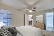 Dallas apartment for rent - bedroom with a large bed at Timberglen Apartments, Dallas, 75287