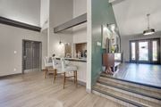 Dallas apartment for rent - kitchen with a dining table at Timberglen Apartments, Texas, 75287
