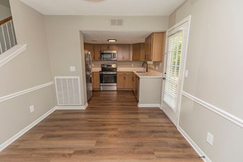 Separate dining area