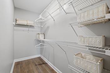 Oversized walk-in closets