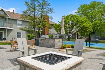 Gourmet outdoor grilling lounge