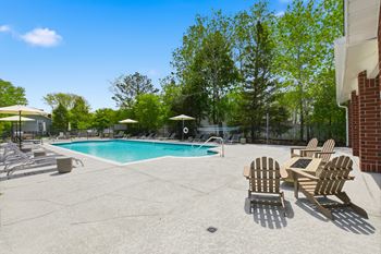 Sparkling resort-style pool