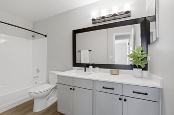 Relaxing tub & shower combo