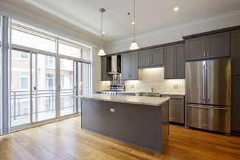 Bamboo flooring throughout