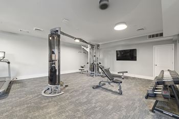 Renovated fitness center