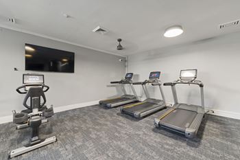 Renovated fitness center