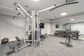 Renovated fitness center