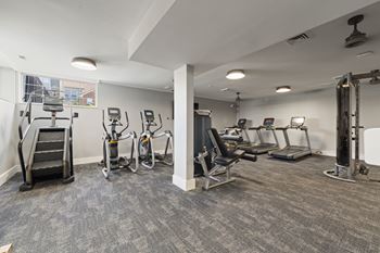 Renovated fitness center