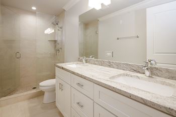 Luxurious bathroom finishes