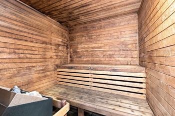 Relaxing onsite sauna