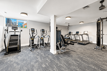 Renovated fitness center