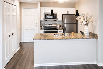 Sleek black fixtures & hardware