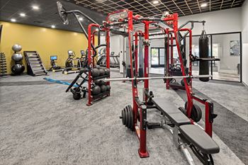 Renovated fitness center
