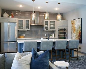 Catering kitchen for residents