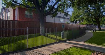Pet friendly community with dog park