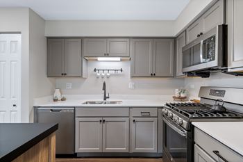 Stainless steel appliance package