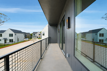 Private balcony or patio