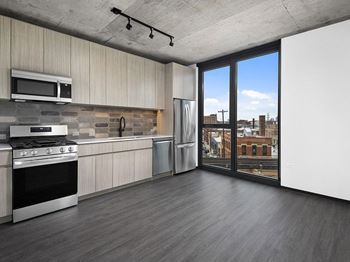 Contemporary ceramic backsplash