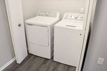 Full size washer & dryer included in select apartments