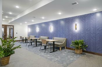 Clubhouse lounge area