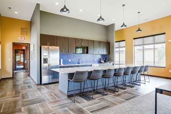 Clubhouse - kitchen island
