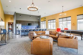 Clubhouse - kitchen and lounge