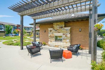 Amenities - courtyard fireplace