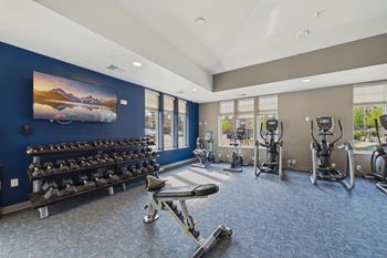 Expansive 24-hour fitness center
