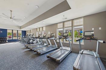 Expansive 24-hour fitness center