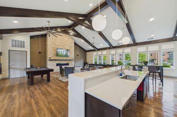Expansive clubhouse with free wifi for resident use