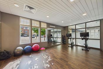 Yoga and spin studio with on-demand fitness classes