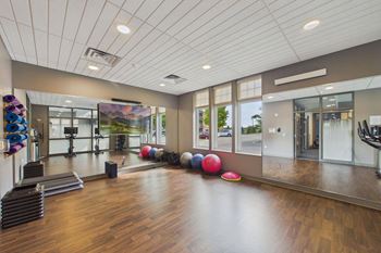Yoga and spin studio with on-demand fitness classes