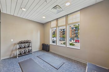 Yoga and spin studio with on-demand fitness classes