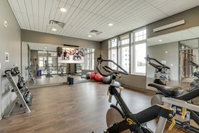 Woodbury apartment for rent - Yoga and spin studio at Ascend at Woodbury MN 55129 new luxury apartments
